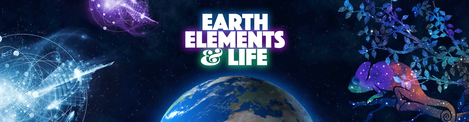 Earth, Elements, and Life Header Galaxy