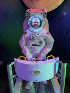 WonderWorks Branson photo spot space suit