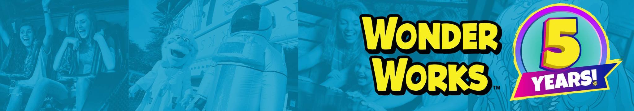 WonderWorks Branson 5 Years Footer