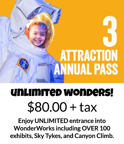 WonderWorks Syracuse Annual Pass Price