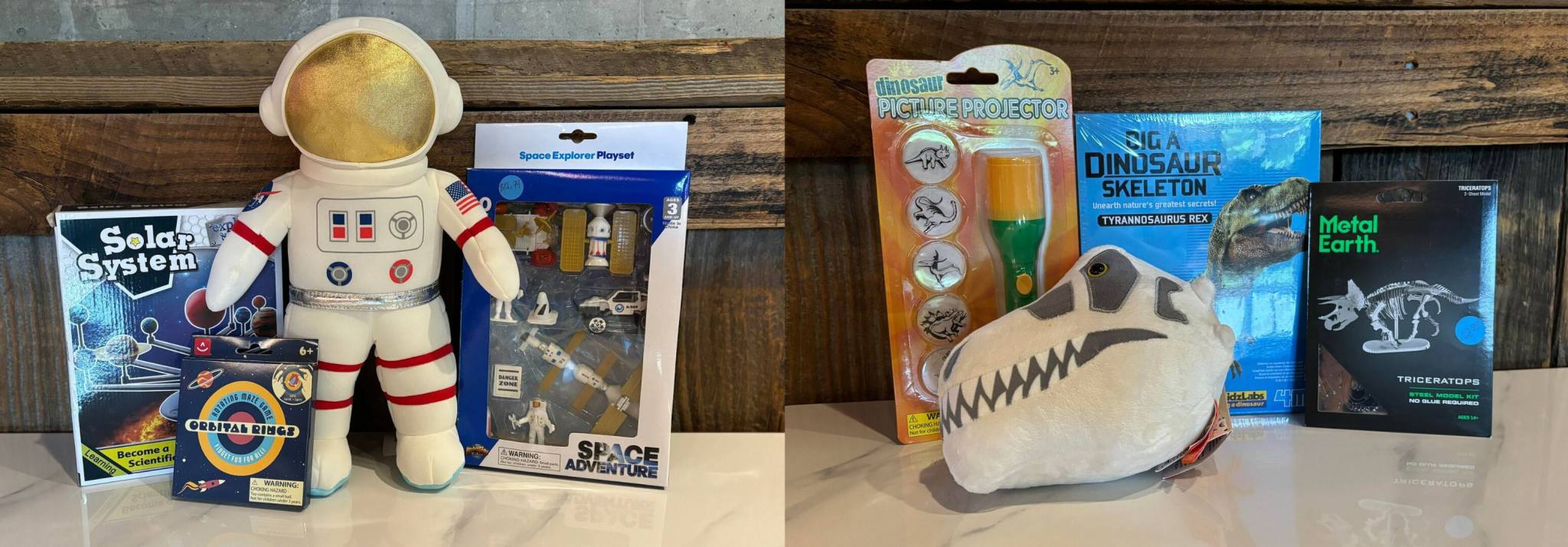 Gift Ideas - Space, Dinosaur