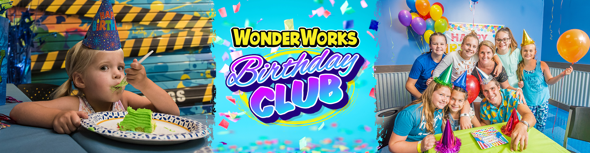 WonderWorks Orlando Birthday Club Web Slider