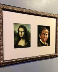 Painting eyes that follow you illusion at WonderWorks