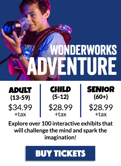 WonderWorks Panama City Beach Tickets - 3 Attraction Pass